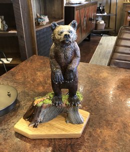 MCE Industries Hand Sculpted Bear (Tabletop Sculpture)