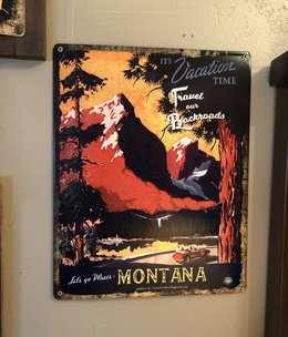 Classic Outdoor Magazines #22 Vacation Time 12x15 Metal Sign