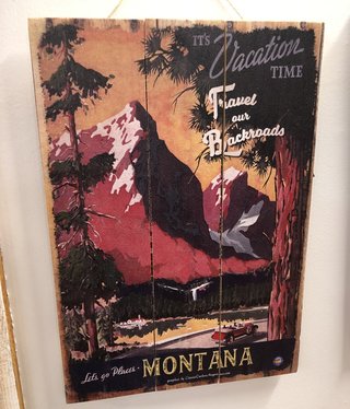 Classic Outdoor Magazines #22 Vacation Time 12x18 Wood Sign