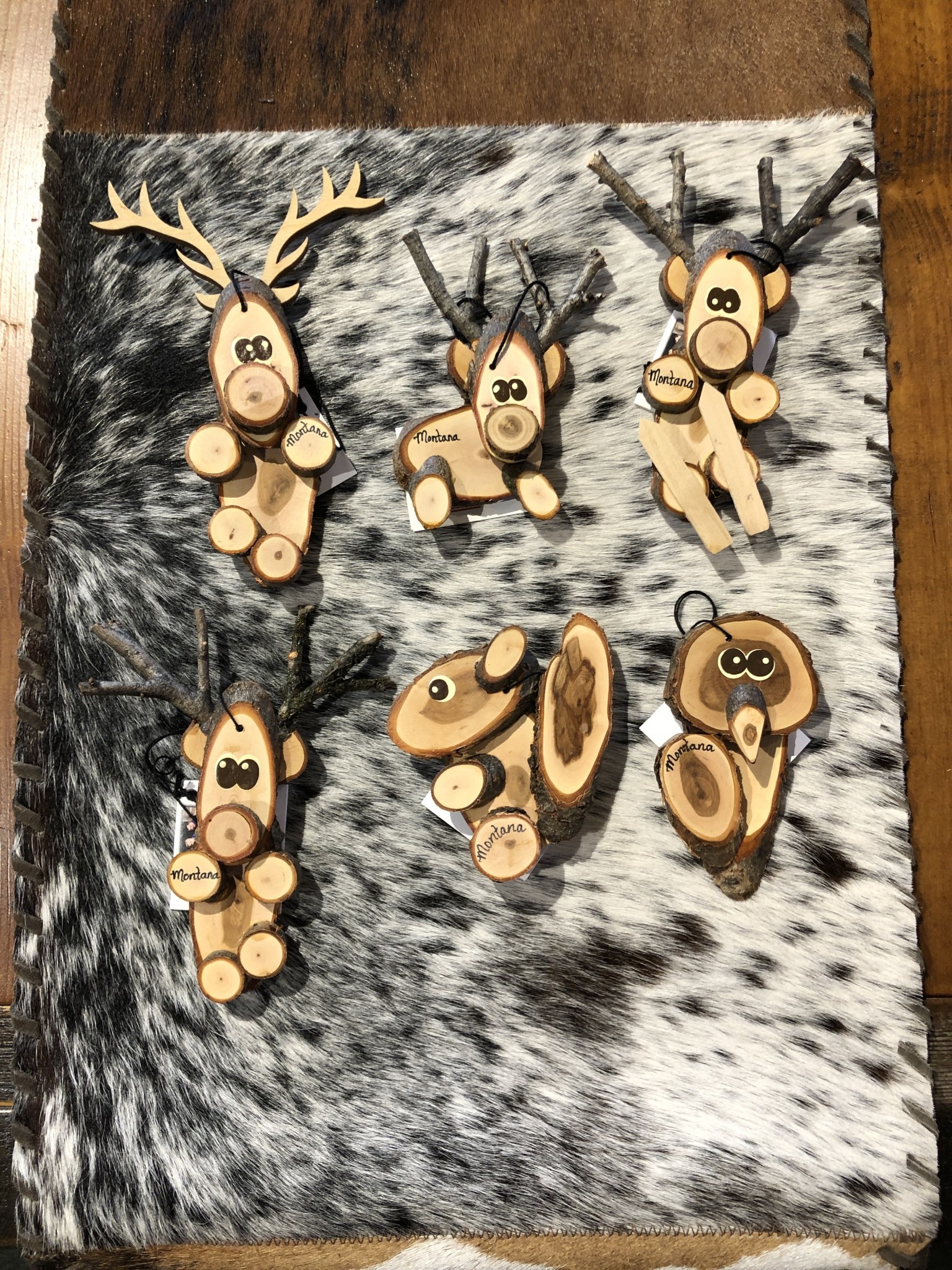 American Wood Arts Wood Christmas Ornaments