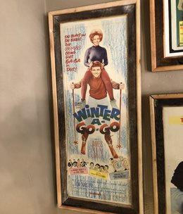 Jerry Curtis "Winter A Go-Go" Old Movie Poster 18x40