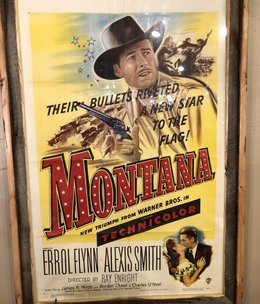Jerry Curtis "Montana" Old Movie Poster 31x45