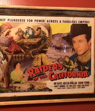 Jerry Curtis "Raiders of Old California" Old Movie Poster 32x26