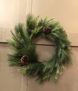 Sullivans WR901 Pine/Cone Wreath 24"Diameter