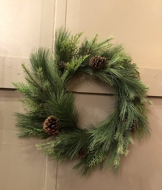 Sullivans WR901 Pine/Cone Wreath 24"Diameter