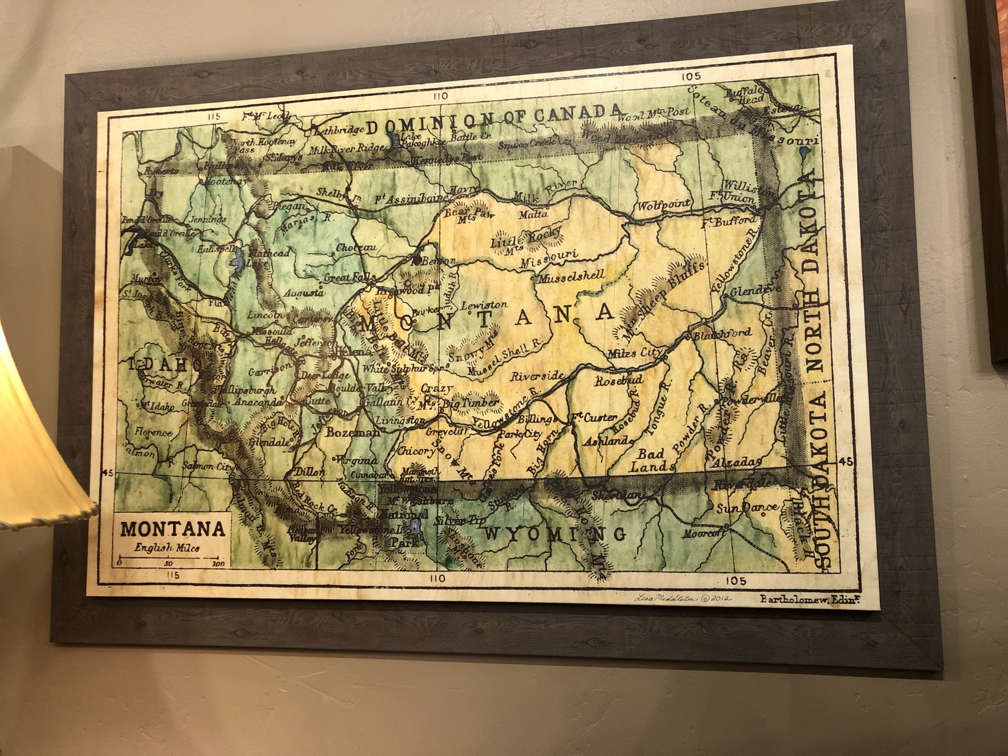 TAC Montana Map 51 x 36