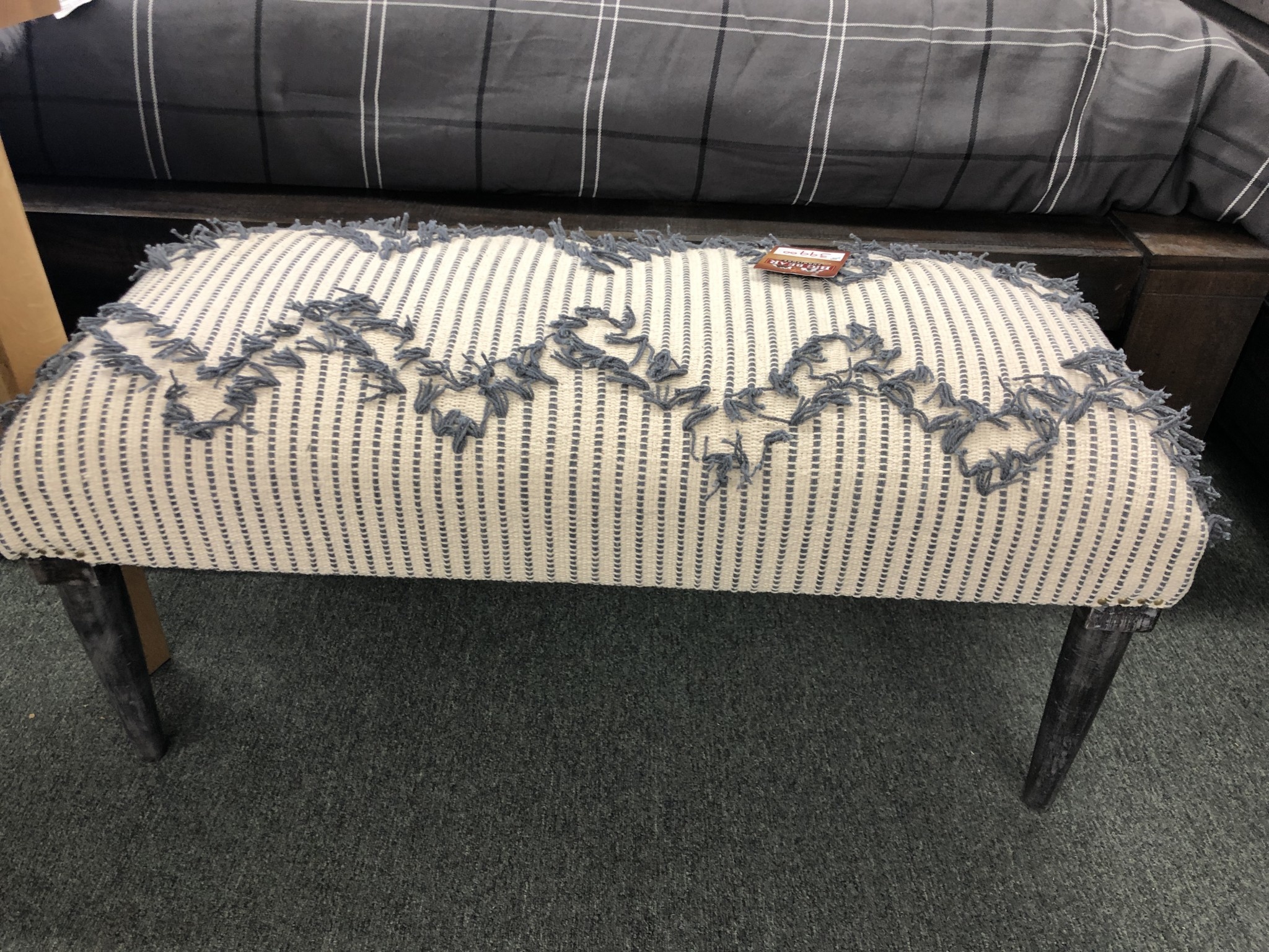 HTD Marrakech Bench-Handloom Durry 43x18x18