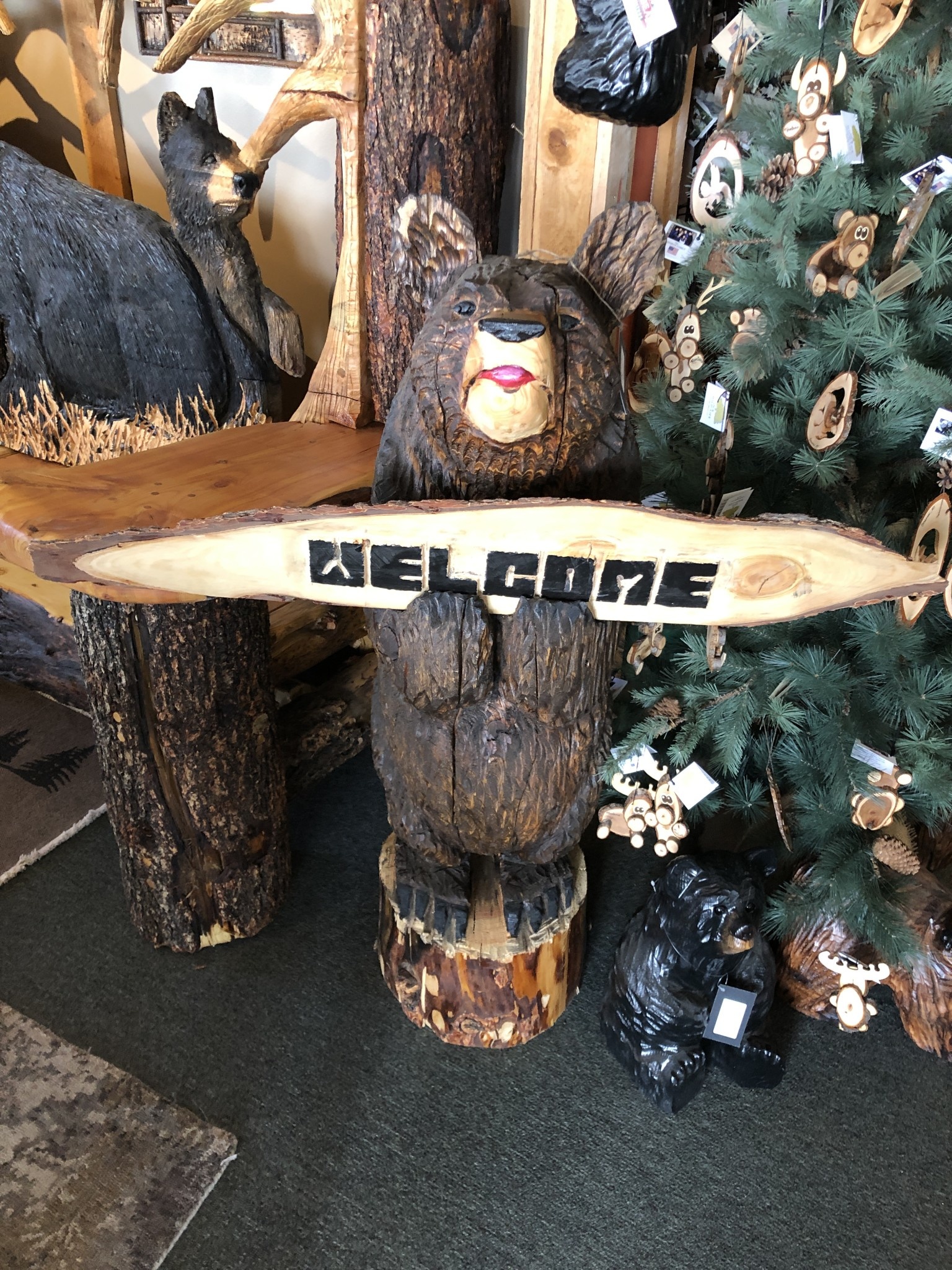 MCE Industries Chainsaw Bear w/Welcome Sign or Fish