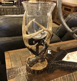 Crestview Huxley Antler Table Uplight
