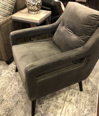 Uttermost Obrien GRAY Armchair 29Wx35Hx35D