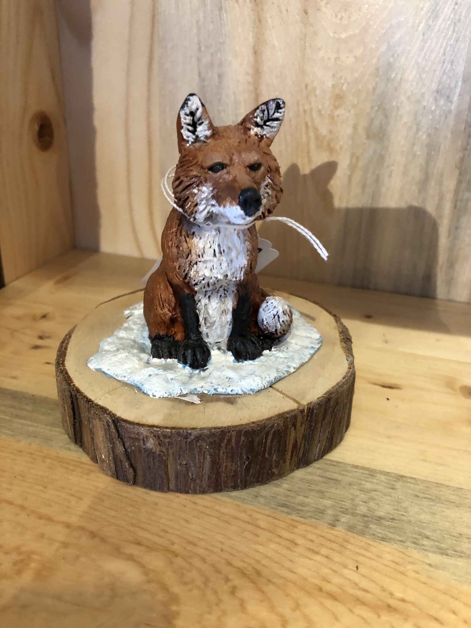 MCE Industries Small Sculpted 3.75"H Fox on Base