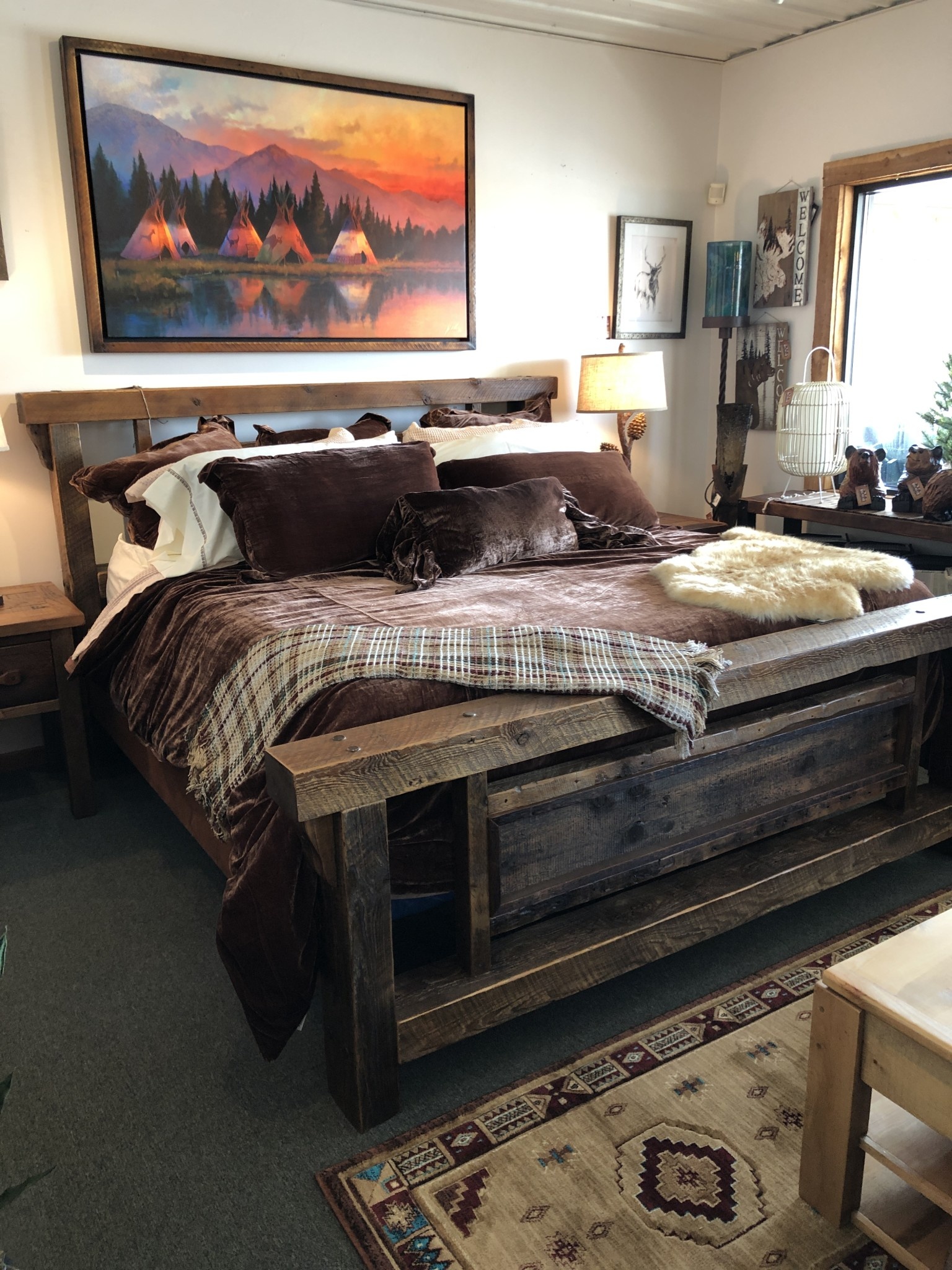 Stony Brooke Boulder Bluff King Bed
