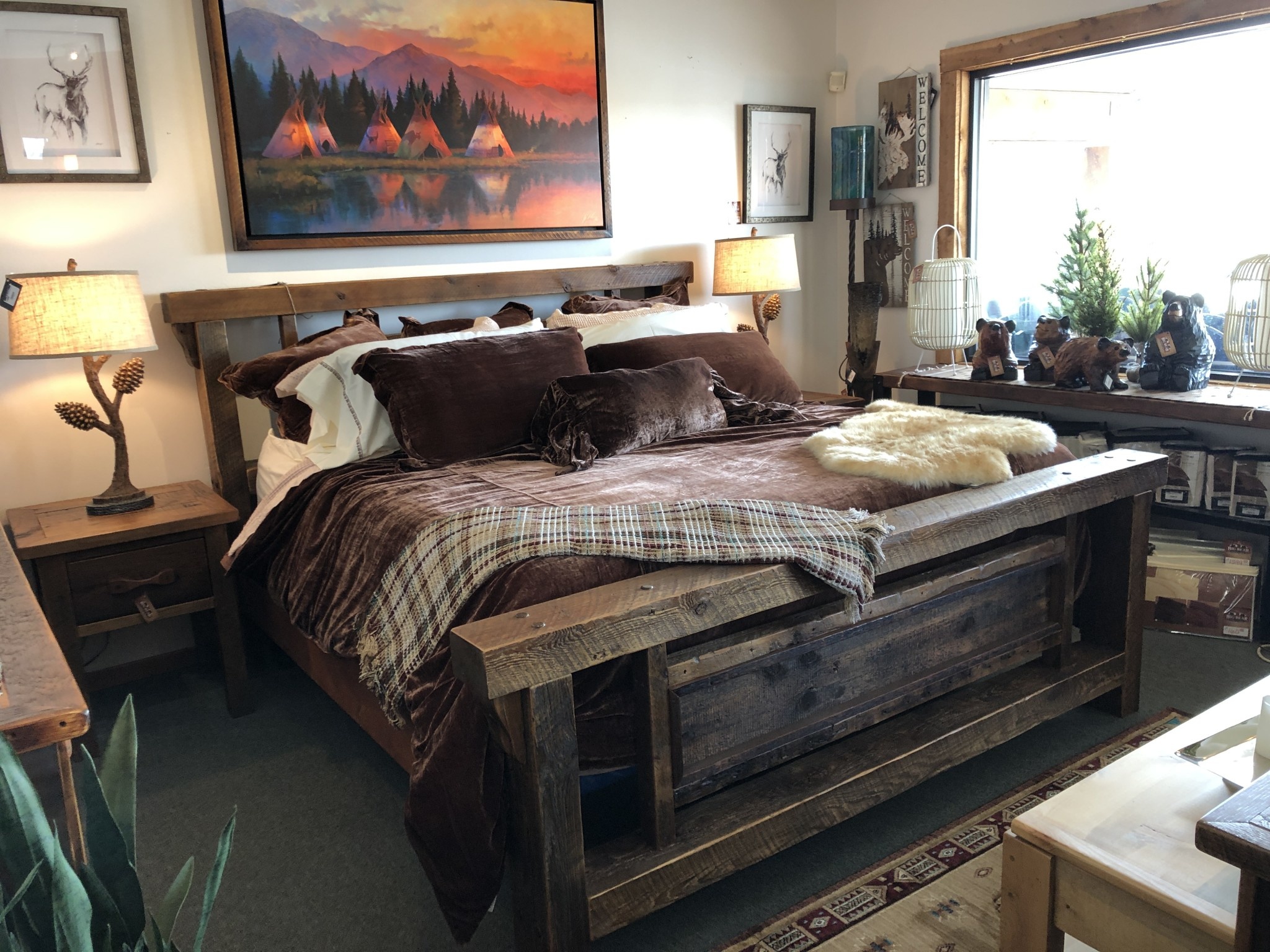 Stony Brooke Boulder Bluff King Bed
