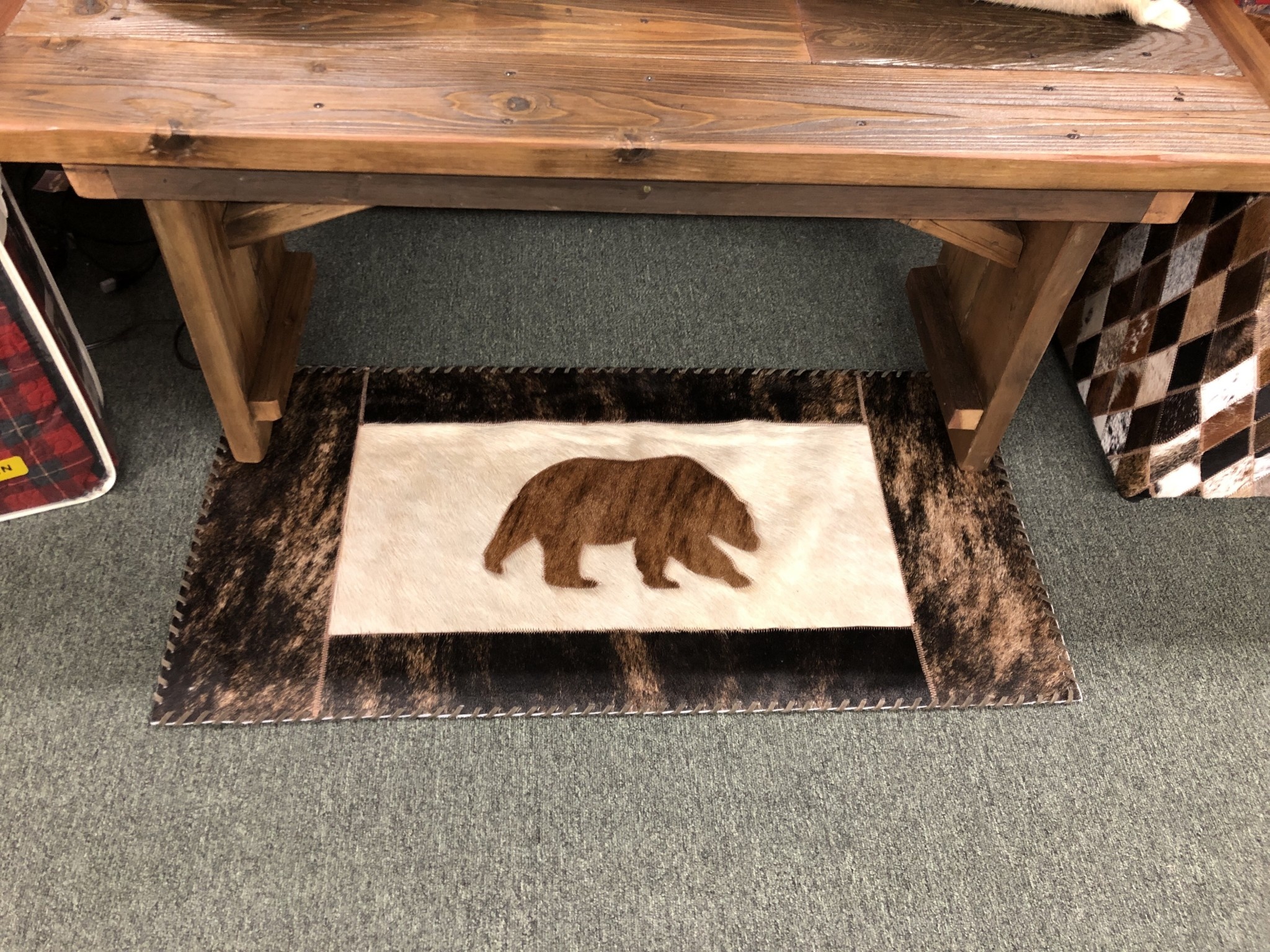 Gaucho Bear Cowhide 20x40 Rug