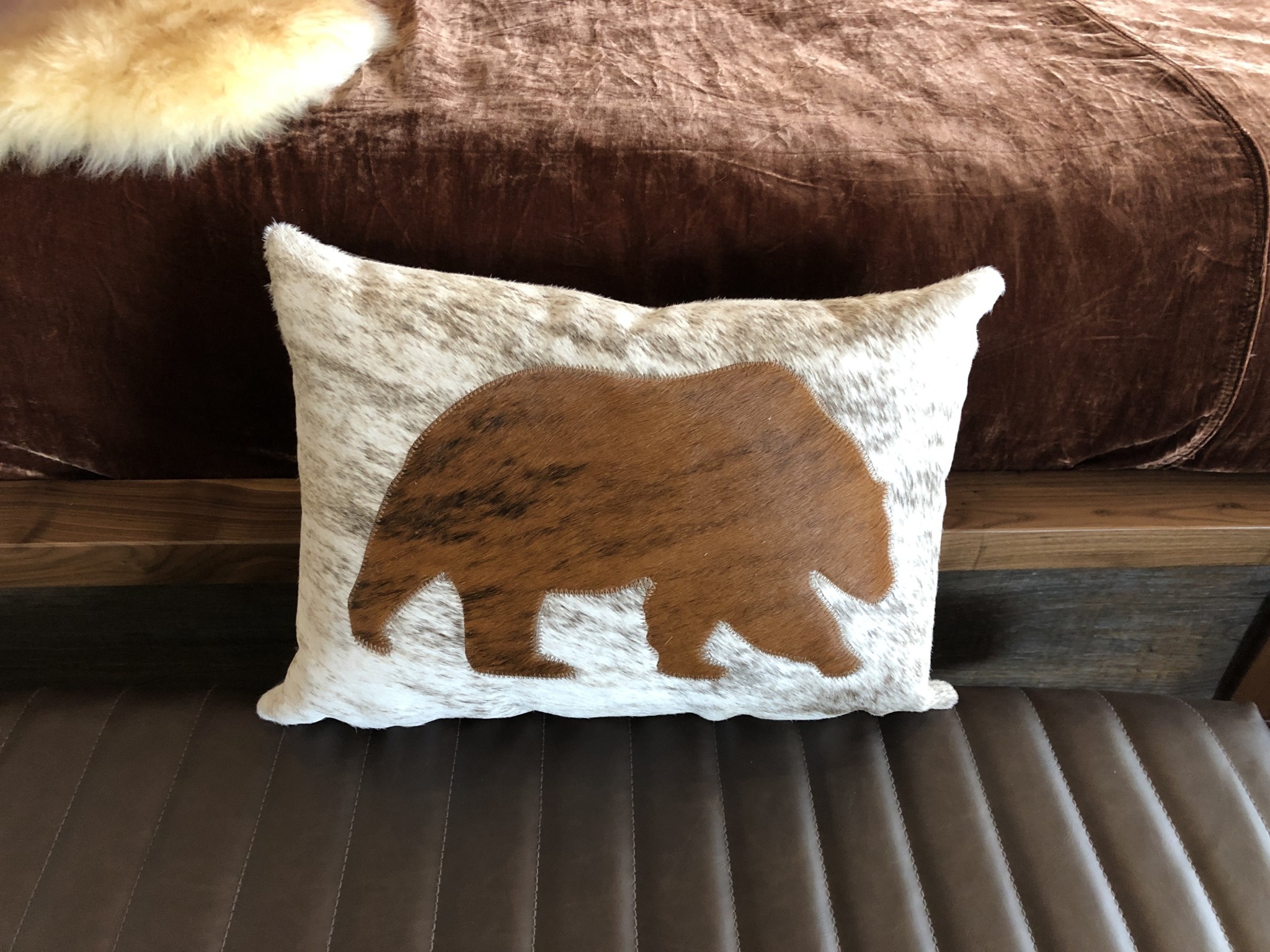 Gaucho Bear Lumbar Pillow 14x20