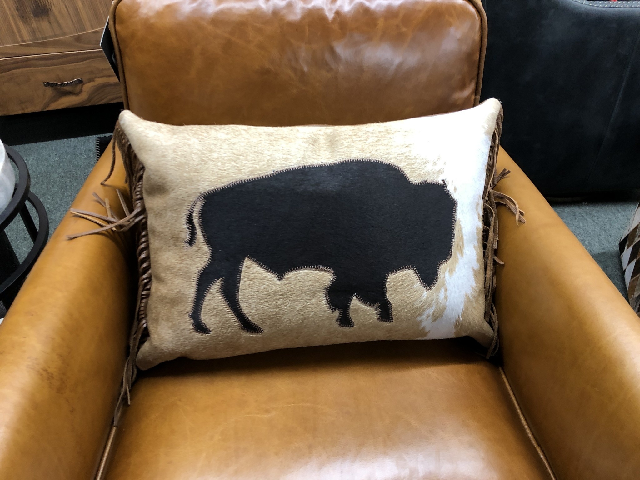 Gaucho Buffalo Lumbar Pillow 14x20
