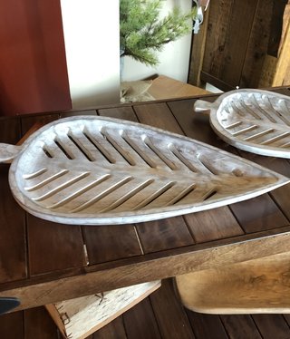 Crestview Palmetto MEDIUM Leaf Dish-18"L