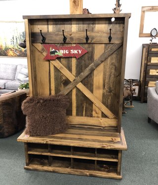 MCE Industries BBF Custom Hall Tree/Bench