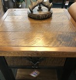 Yellowstone Yellowstone Dutton 1 Dwr Side Table w/shelf 25Hx24Wx24D