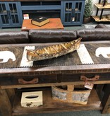 Gaucho Large BEAR Cowhide Table Runner 7' x 14"