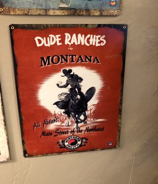 Classic Outdoor Magazines #10 Montana Dude Ranches 12x15 Metal