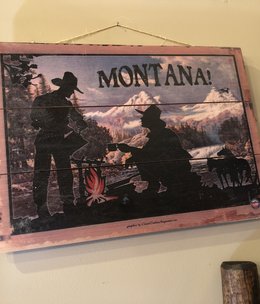 Classic Outdoor Magazines #26   Montana Coffee 14x20 Wood