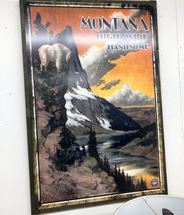 Classic Outdoor Magazines #7 Montana High, Wide & Handsome 24x36 Sign