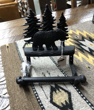 Park Design Bear 3D w/trees - TP Holder