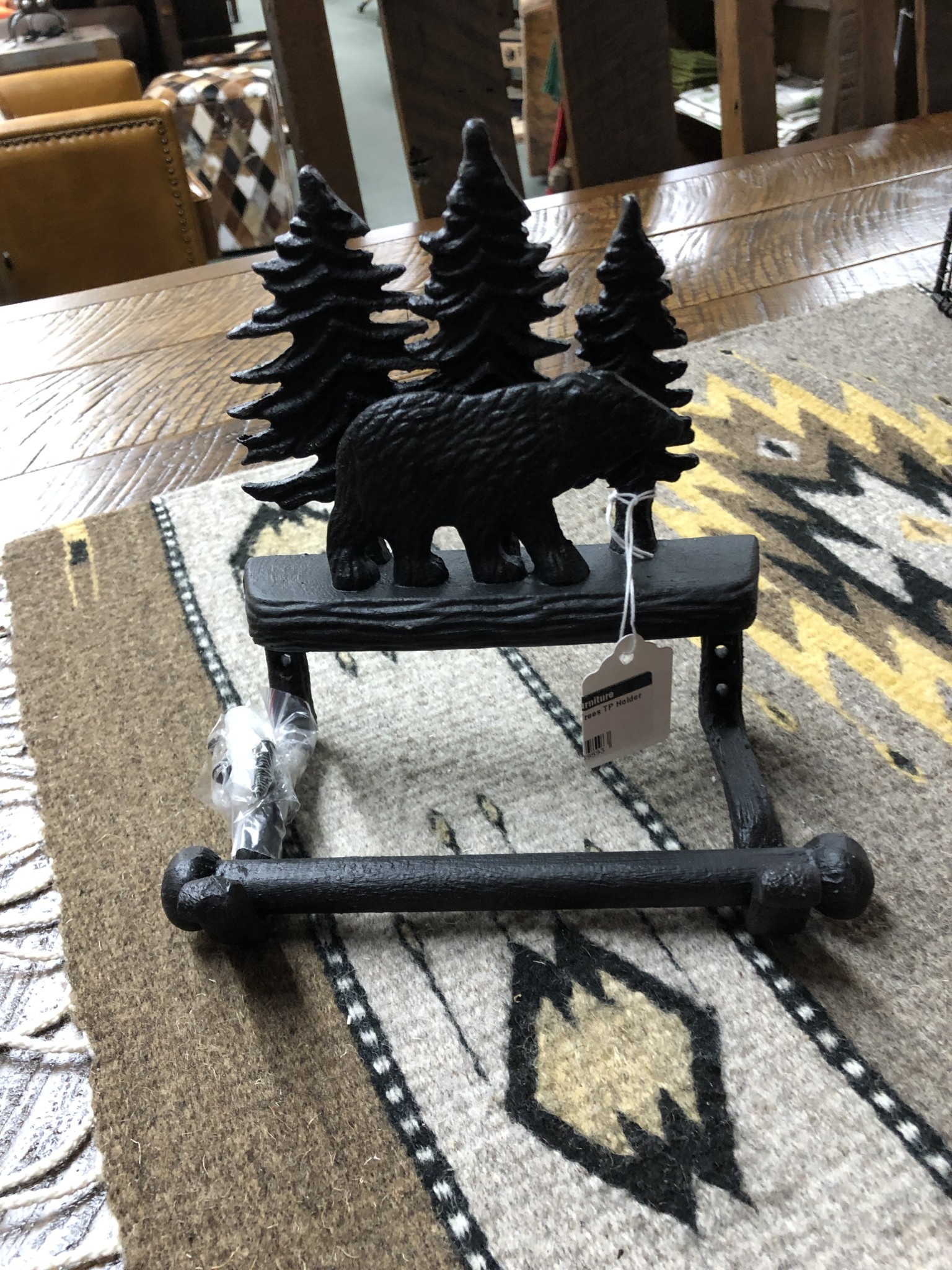 Park Design Bear 3D w/trees - TP Holder