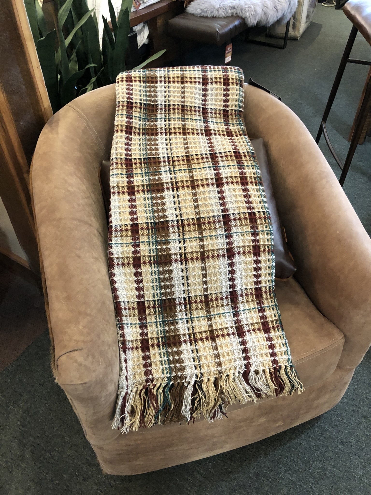 Park Design Gamekeeper Plaid Throw 50x60