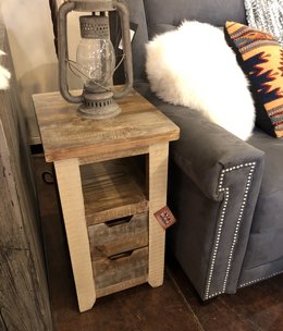 IFD 9661- Antique Multi Chair Side Table 14x17x26