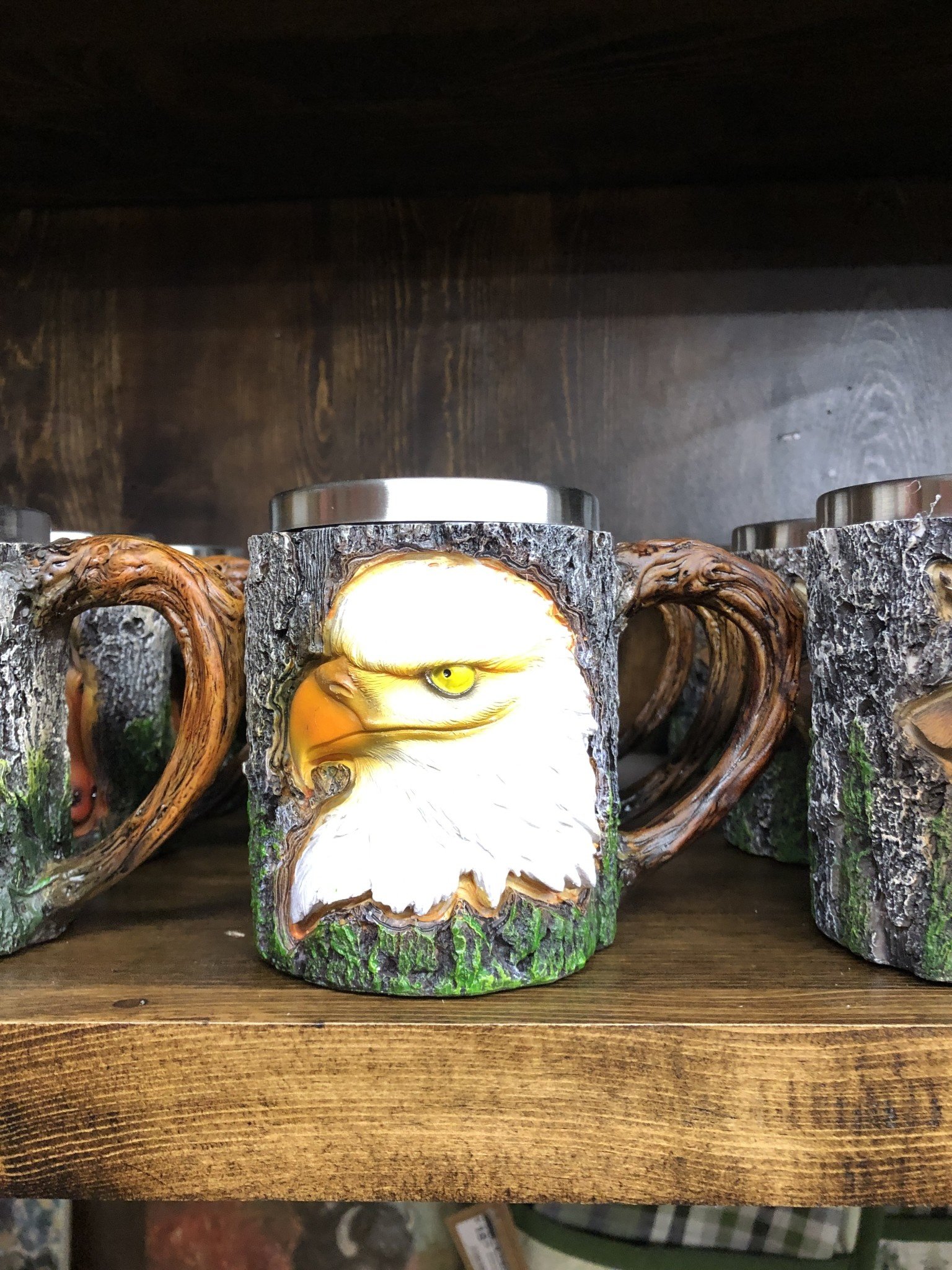 Unison Gifts Bald Eagle Greenry Mug