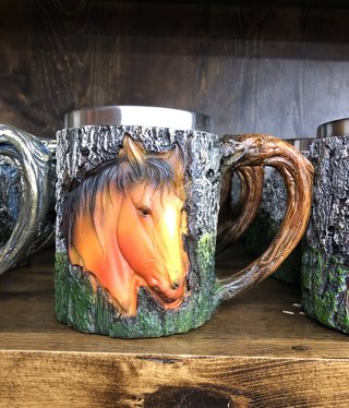 Unison Gifts Light Horse Mug-Greenry