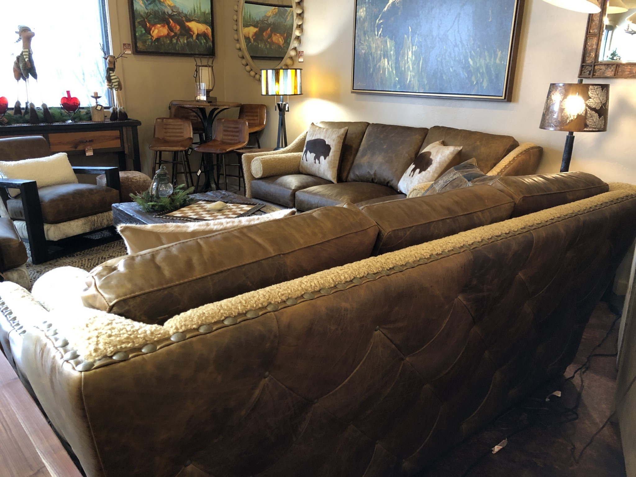 Omnia Brisbane 3C Sofa w/2Bolsters & 2-18"Pillows