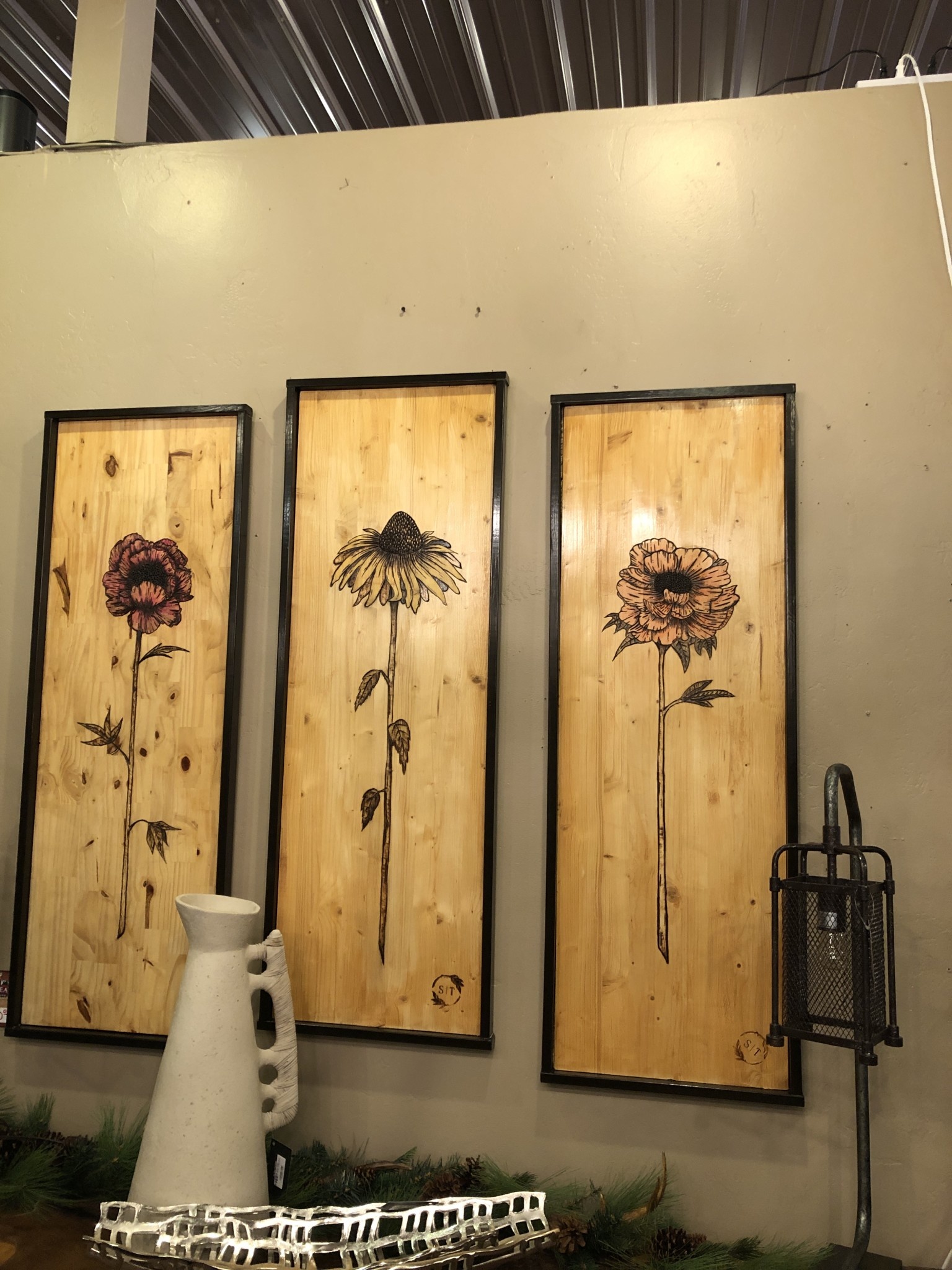 Sequoya Hagestad Flower Panel (Local Artist)
