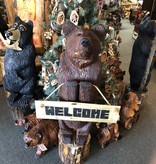 MCE Industries Chainsaw Bear w/Welcome Sign