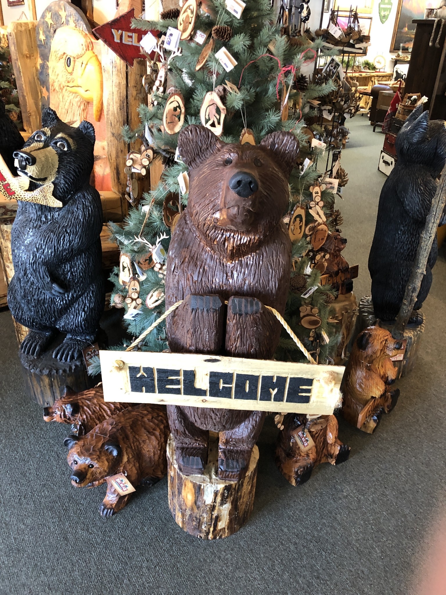MCE Industries Chainsaw Bear w/Welcome Sign or Fish