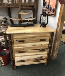 ALBC 3 Drawer Hickory Chest