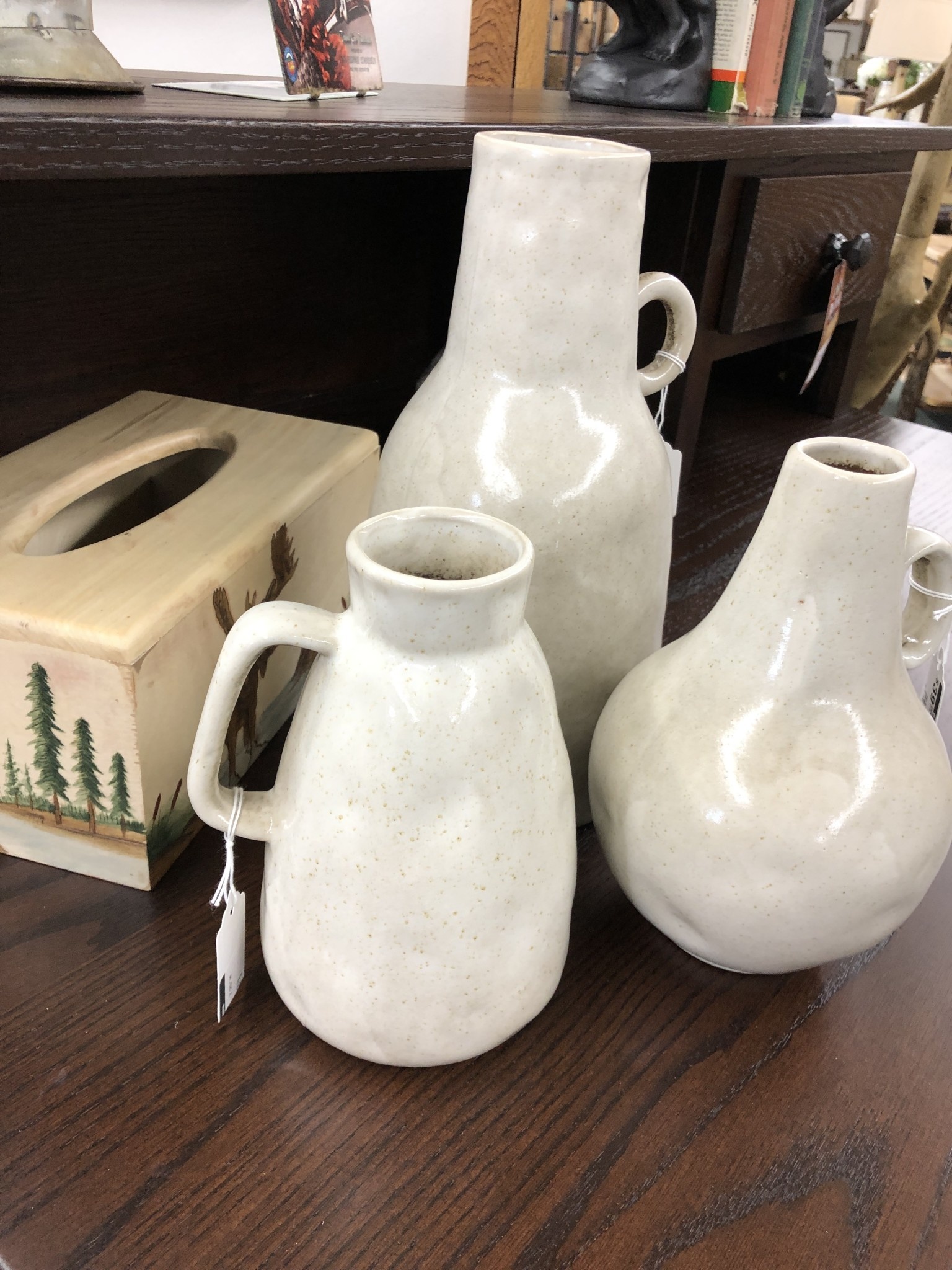 Melrose Ceramic Jug-SMALL-7.25"H