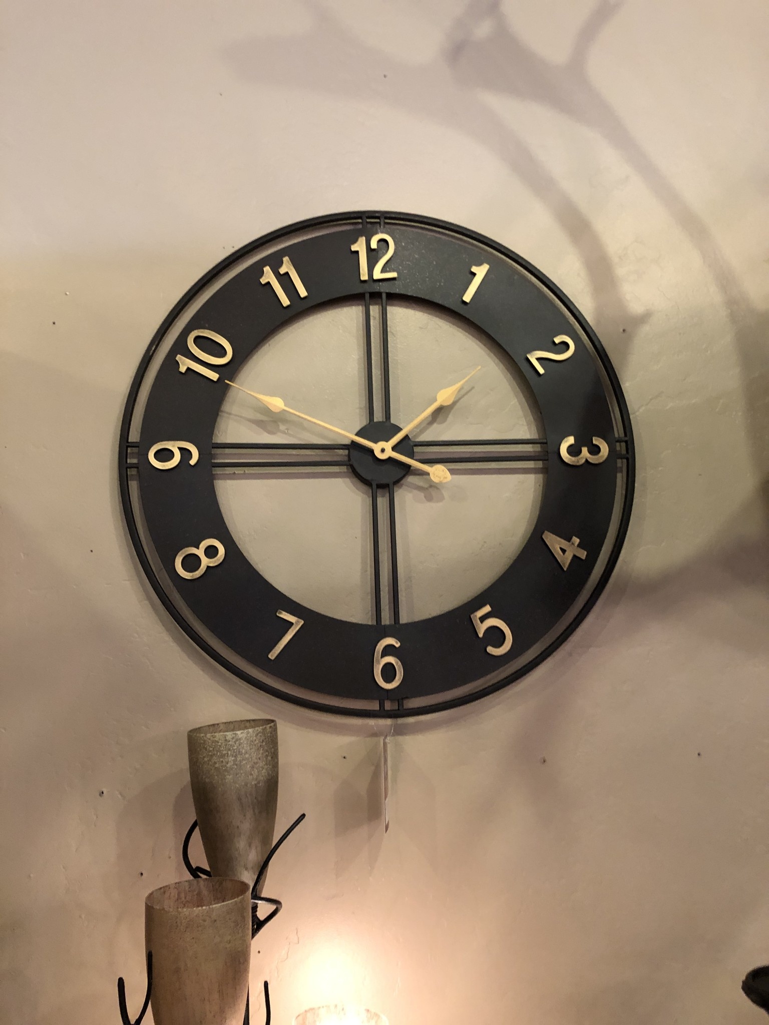 Melrose Metal Wall Clock 27.75"Diameter