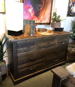Urban Barnwood Kimberley 7 Dwr Dresser 39H x 19D x 64W