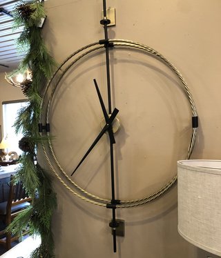 Uttermost Time Flies Wall Clock