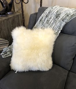 Gaucho Sheepskin Fur Pillow 16x16