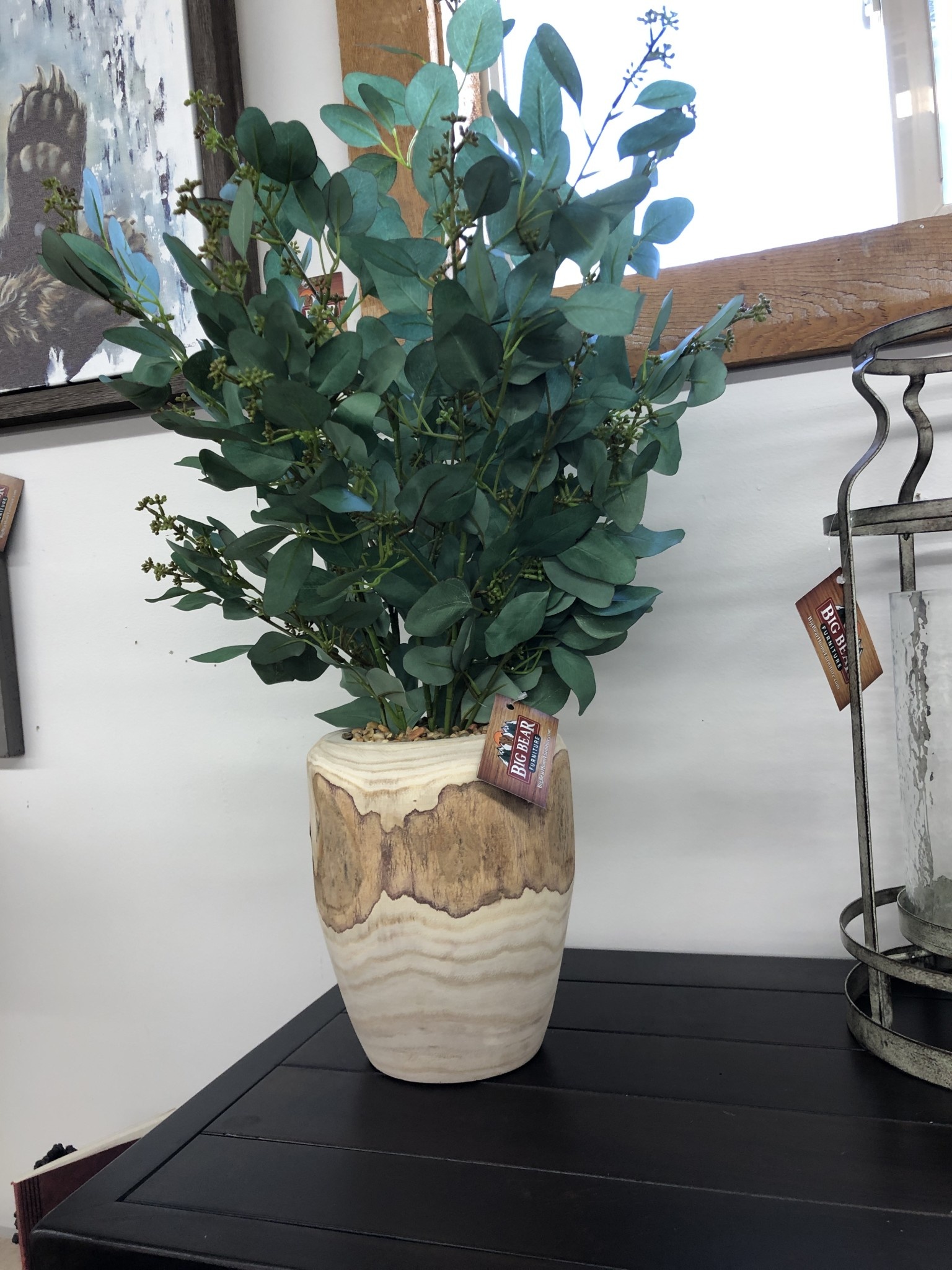 D&W Silks Poppel Sprays in Small Yucca Vase