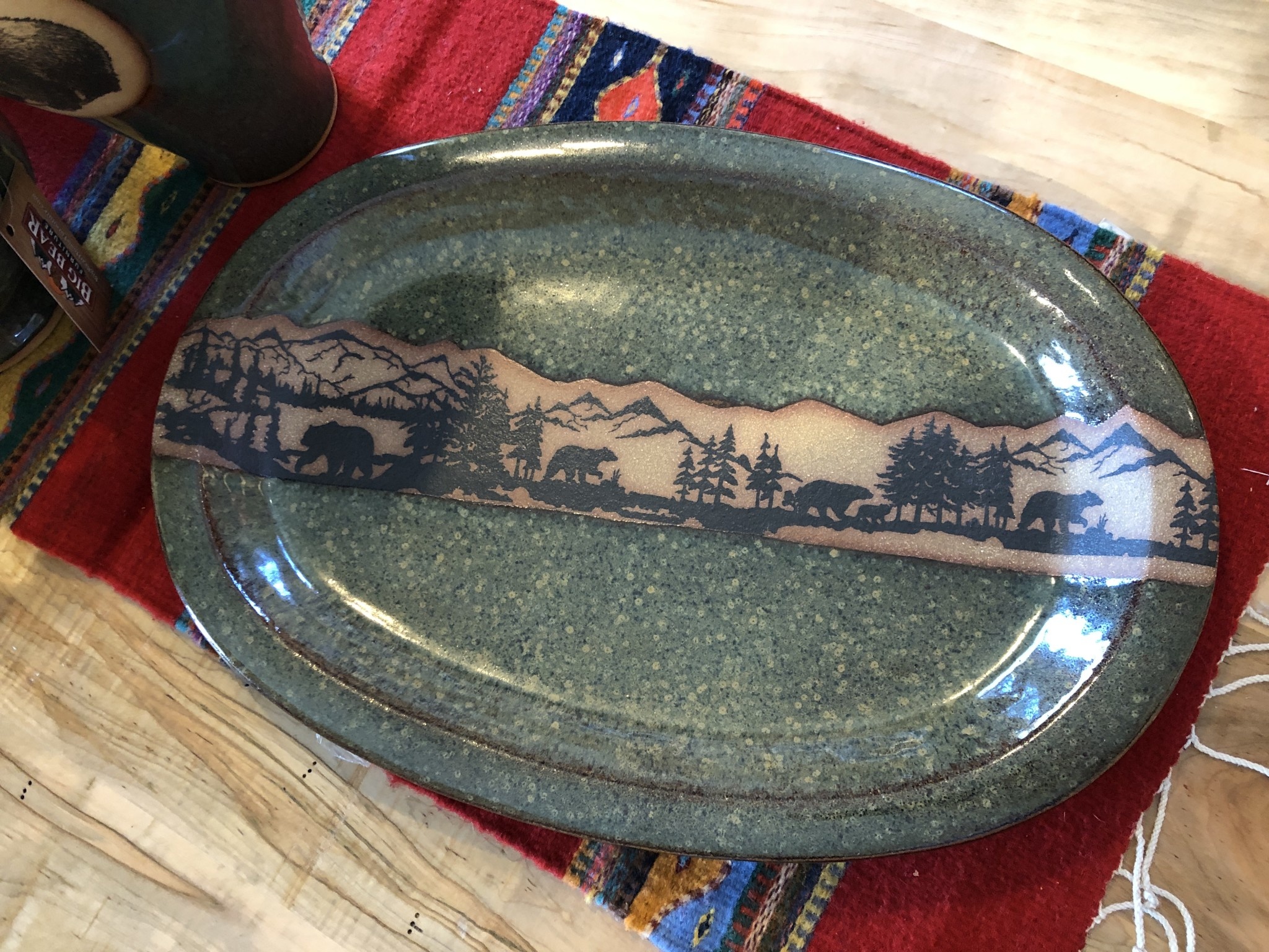 Always Azul Large Oval Platter 18.5" x 13"