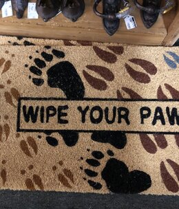 Park Design Wipe Your Paws Door Mat