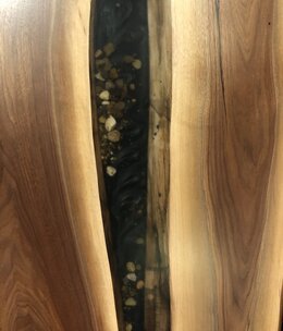 Stone River Waterfall Coffee Table  24W x 48L x 18H