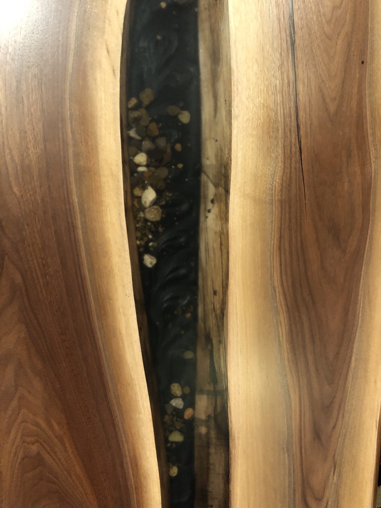 Stone River Waterfall Coffee Table  24W x 48L x 18H