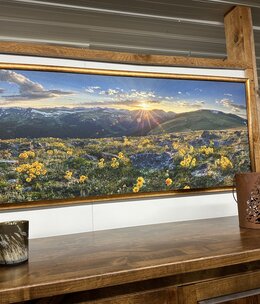 TAC Colorado Sunflower Sunset Pano I  62x26
