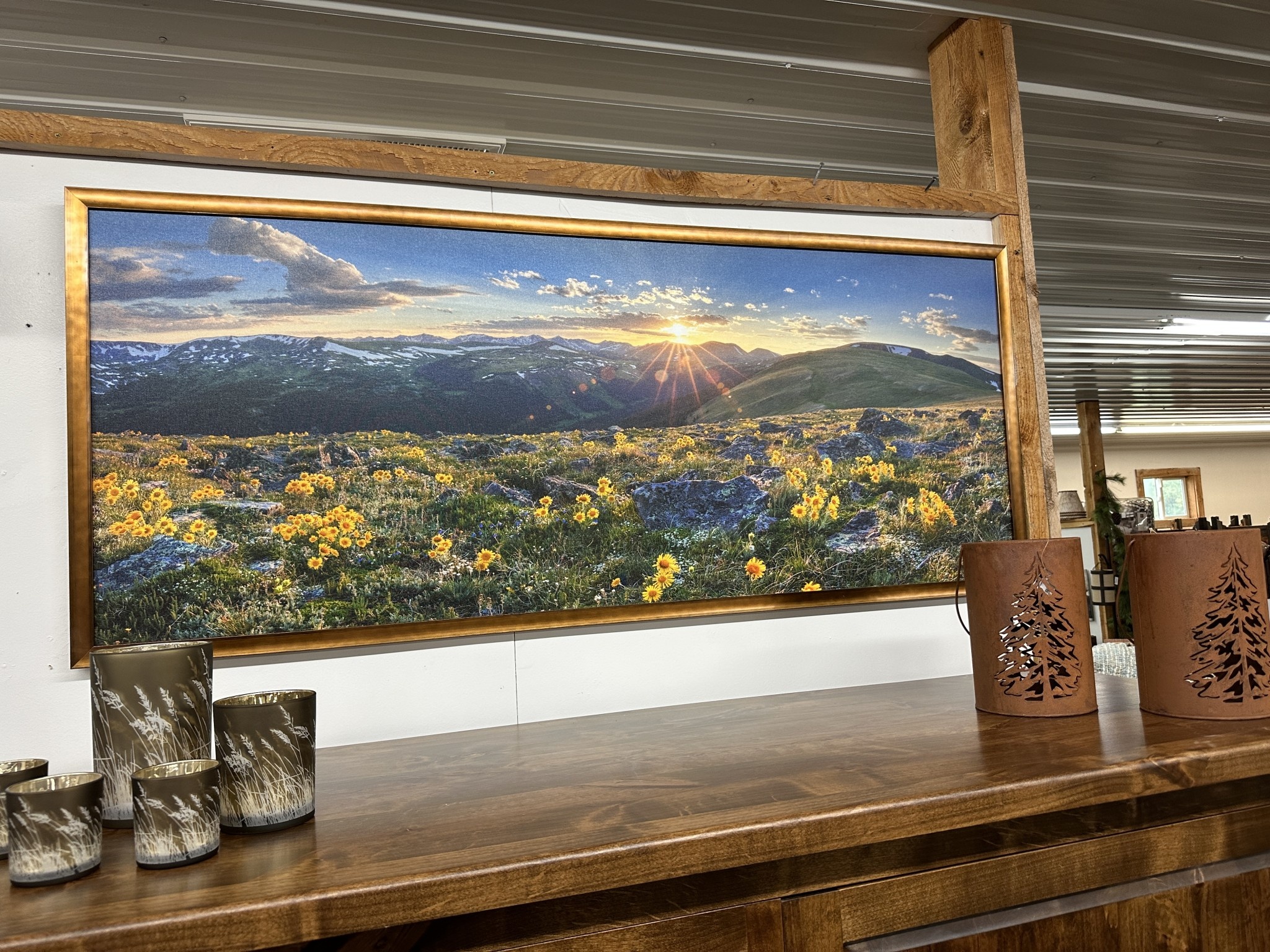 TAC Colorado Sunflower Sunset Pano I  62x26